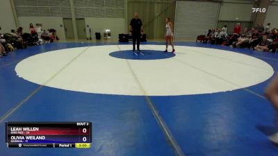 115 lbs Round 1 (6 Team) - Leah Willen, Ohio Red vs Olivia Weiland, Georgia