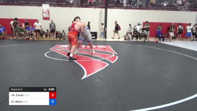 130 kg Consi Of 4 - Mason Cover, Cleveland Regional Training Center vs Nick West, Michigan Wrestling Club