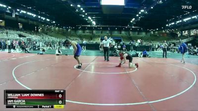 150 lbs Cons. Round 2 - Iam Garcia, Southwest Miami vs William `Liam` Downes, Creekside