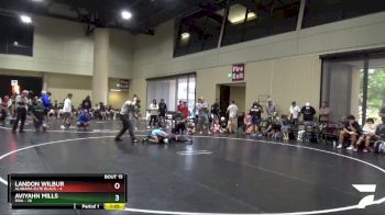 75 lbs Quarters & Wb (16 Team) - Landon Wilbur, Alabama Elite Black vs Aviyahn Mills, RWA