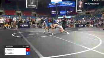 160 lbs Semifinal - Aiden Riggins, Iowa vs Rafael Hipolito, Virginia