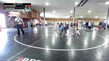 125 lbs Consolation - Declan Brown, Lackawaxen vs Ian Gentles, Montgomery
