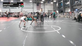 72 lbs Round 4 - 2:15pm Saturday - Bennett Dawson, Oklahoma Elite vs Evan Thiele, Rough House W.C., CA