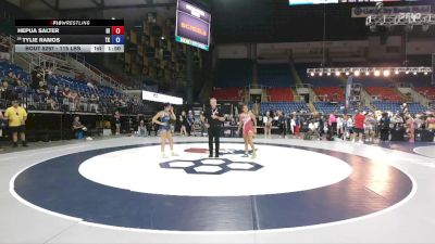 115 lbs Champ. Rd Of 64 - Hepua Salter, HI vs Tylie Ramos, TX