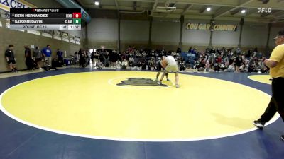 218 lbs Round Of 16 - Seth Hernandez, Bixby (OK) vs Satoshi Davis, SLAM Academy (NV)
