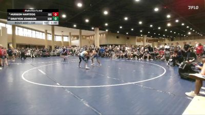 126 lbs Quarterfinal - Hudson Hartzog, Elevate Wrestling Club vs Drayton Johnson, NoWorries