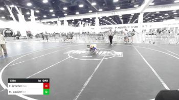 53 lbs 2nd Place - Elizabeth Graeber, Idaho Gold vs Makayela Sawyer, Mat Demon WC