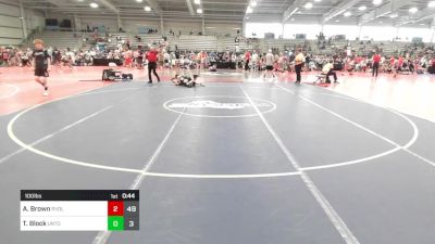 100 lbs Round Of 16 - Alyis Brown, Revival Uprising vs Thomas Block, Untouchables