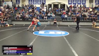 72kg B 1st Place Match - Zarik Anderson, Dubuque RTC vs Jaxon Beardon, Northern Michigan RTC