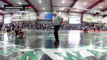 125 lbs Cons. Round 1 - Isabela Ontiveros, Reed vs Shaheerah Muhammad, Fernley
