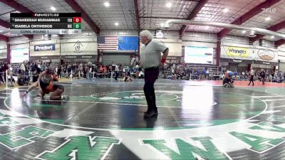 125 lbs Cons. Round 1 - Isabela Ontiveros, Reed vs Shaheerah Muhammad, Fernley