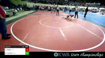 86 lbs Quarterfinal - Logan Cass, Pawhuska Elks Takedown vs King LamHo, Wagoner Takedown Club