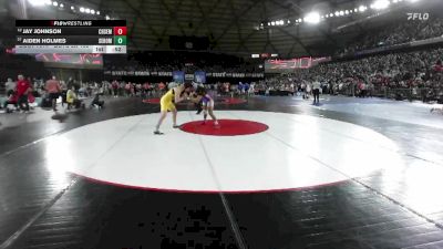 Boys 2A 165 lbs Cons. Round 2 - Aiden Holmes, Sehome vs Jay Johnson, Chief Sealth