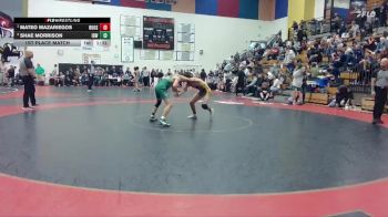 126 lbs 1st Place Match - Mateo Mazariegos, Roosevelt vs Shae Morrison, Ida B. Wells