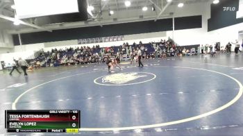 105 lbs Semifinal - Evelyn Lopez, Hamilton vs Tessa Fortenbaugh, Canyon