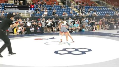 110 lbs Champ. Rd Of 32 - Audrey Deeter, Utah vs Kirra Mitchell, Georgia