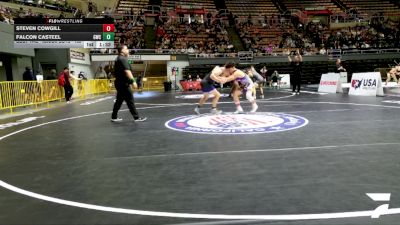 Junior Boys - 165 lbs Champ. Round 2 - Jameson King, Frontier High School Wrestling vs Adrian Rodriguez