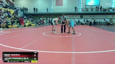 285 lbs Champ. Round 1 - Brody Sahlfeld, Glencoe vs Arturo Manzanilla De Leon, Liberty