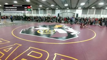 105 lbs Champ. Round 3 - Lola Gonzales, Chatfield vs Chloe Bradley, Cleveland