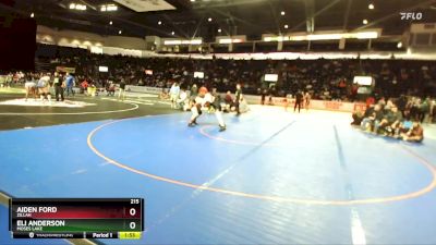 215 lbs Quarterfinal - Aiden Ford, Zillah vs Eli Anderson, Moses Lake