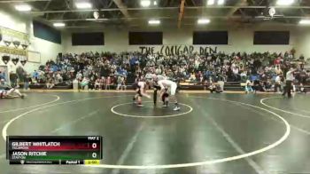 160 lbs Quarterfinal - Gilbert Whitlatch, Tillamook vs Jason Ritchie, Stayton