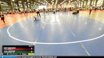 64 lbs Rd# 2 10:30am Friday - Dom Sindone, Team Michigan vs Jett Brenner, Terps Xtreme
