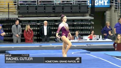 Rachel Cutler - Floor, Minnesota - GymQuarters Invitational (NCAA)