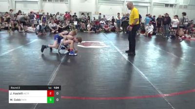 75 lbs Round 2 - Jacob Haslett, Metro All-Stars vs Mason Cobb, Patriots Wrestling Club