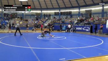 125 lbs Cons. Round 3 - Luis Vasquez, Colby Community College vs Pryce Jeffries, Northern Oklahoma College