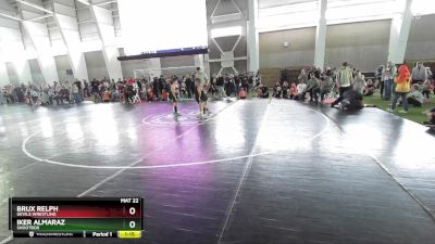 98 lbs Quarterfinal - Brux Relph, Devils Wrestling vs Iker Almaraz, Shootbox