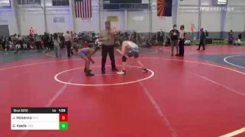 114 lbs Quarterfinal - Maddox Sedlacek, White Pine Jr. Wrestling vs James Curoso, Red Wave