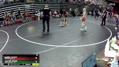 90 lbs Finals (8 Team) - Colter Frain, Iowa USA Red vs Harry Scott, Indiana Gold