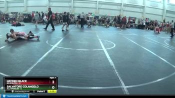 76 lbs Round 7 (10 Team) - Hayden Black, 84 Athletes vs Salvatore Colangelo, All American