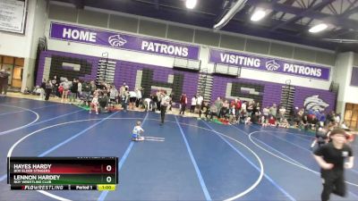 40 lbs Quarterfinal - Lennon Hardey, Roy Wrestling Club vs Hayes Hardy, Box Elder Stingers