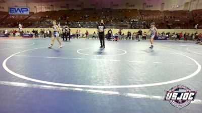 110 lbs Consi Of 8 #2 - Jagger Leavitt, Ponca City Wildcat Wrestling vs Kanyon Fryar, Choctaw Ironman Youth Wrestling