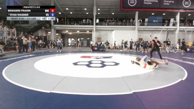 117 lbs Quarters - Benjamin Prahin, Wrangler Wrestling Club vs Ryan Wagner, RTL