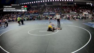 D 1 138 lbs Cons. Round 1 - Luke Reed, H.L. Bourgeois vs Jace Beckendorf, Walker