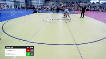 132 lbs Rr Rnd 1 - Andy Cable, BoomRanch vs Gideon Bracken, Team Big Dills - SFWC