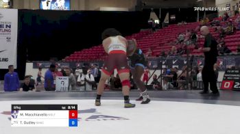 97 kg Semis - Michael Macchiavello, Wolfpack Wrestling Club / TMWC vs Timothy Dudley, Sunkist Kids Wrestling Club