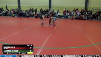 90 lbs Quarterfinal - Dominick Hoffer, Summit Wrestling Academy vs Walter Muhs, MN Elite