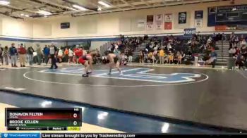 145 lbs Quarterfinal - Donavon Felten, GMLOS vs Brodie Kellen, Dover-Eyota