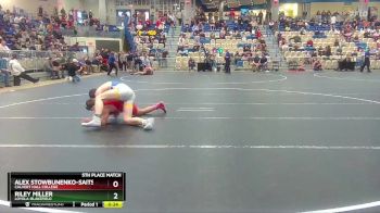 165 lbs 5th Place Match - Alex Stowbunenko-Saitschenko, Calvert Hall College vs Riley Miller, Loyola-Blakefield