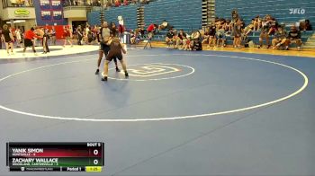 144 lbs Round 4 (4 Team) - Zachary Wallace, Woodland, Cartersville vs Yanik Simon, Huntsville