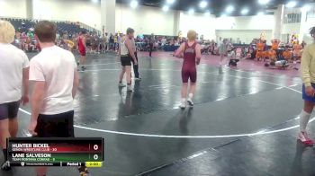 150 lbs Round 9 (10 Team) - Lane Salveson, Team Montana Conrad vs Hunter Bickel, Genoa Wrestling Club