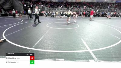 135 lbs Consi Of 4 - Chrystopher Hawkins, Hawkins House Elite vs Levi Schrader, Victory Wrestling