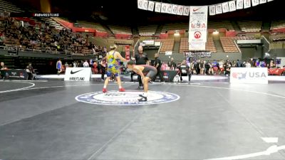 All Cadet Boys Freestyle Upper - 165 lbs Quarters - James Curoso, Red Wave Wrestling vs Michael Hubbard