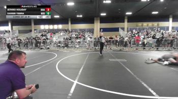 123 lbs Consi Of 32 #1 - Jethro Holiday, Rough House vs Xavier Yebra, Middletown WC