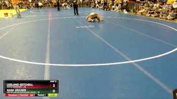 140 lbs Cons. Semi - Nash Graner, PEM (Plainview/Elgin/Millville) vs Leeland Getchell, Maple River/USC