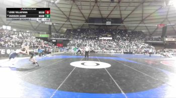 Boys 4A 106 lbs Champ. Round 2 - Hudson Jaime, Mead vs Jose Villafana, Moses Lake