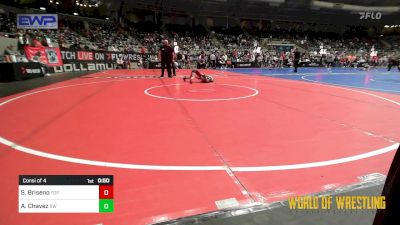 68 lbs Consi Of 4 - Salice Briseno, Top Rank vs Anabel Chavez, RedWave Wrestling